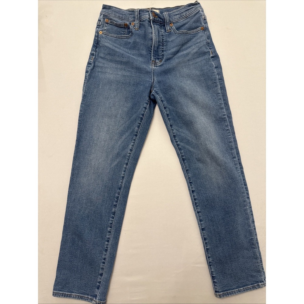 Madewell The Perfect Vintage Jeans Finney Wash High Rise Tapered Denim Size 26